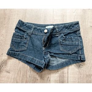Dark blue jeans shorts